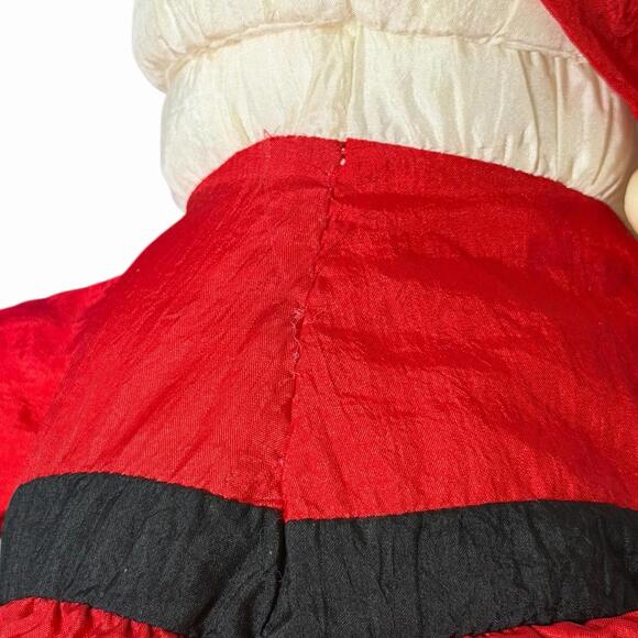 VTG Hallmark Nylon SANTA CLAUS Plush Doll 12” Parachute Style Stuffed Xmas Toy - Picture 6 of 9